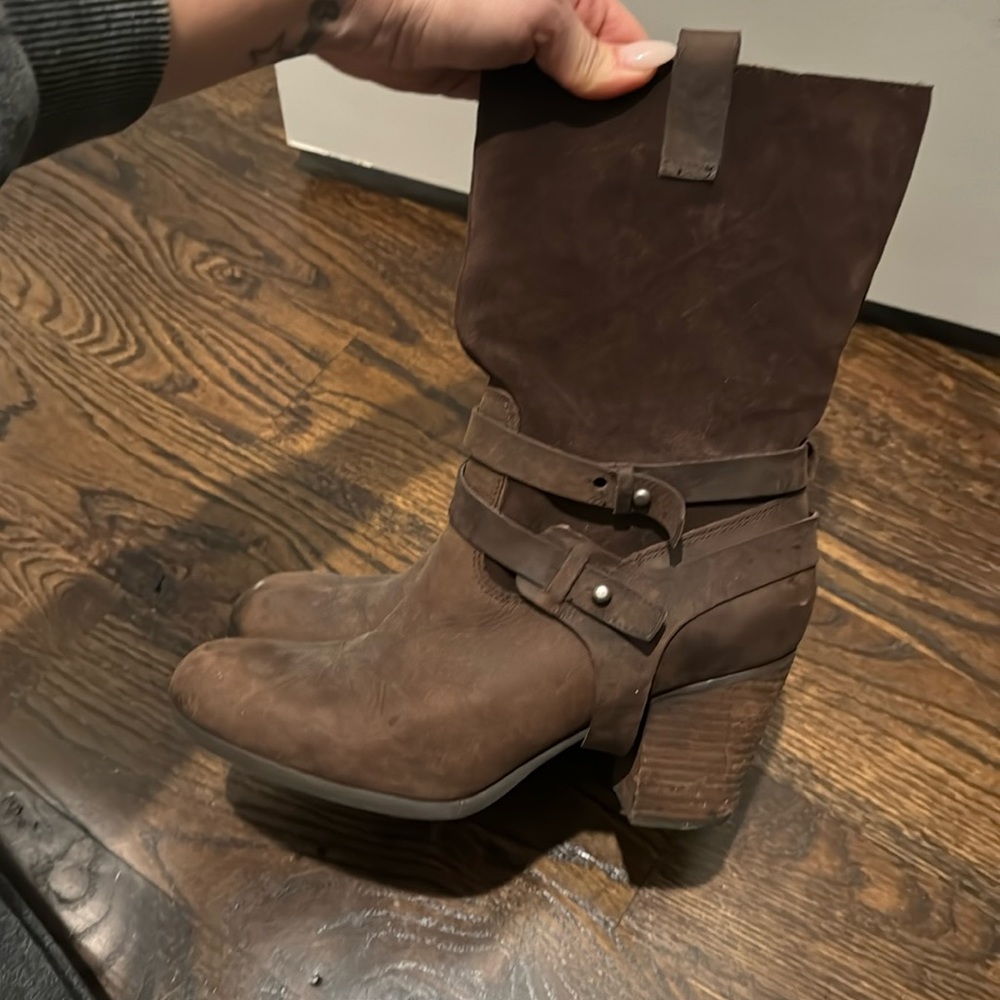 Brown Leather Boots